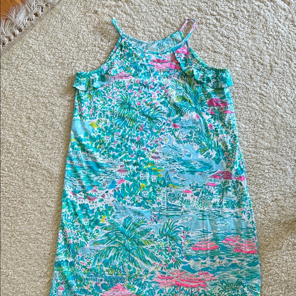 Lilly Pulitzer Kids Dress in Blue and Pink